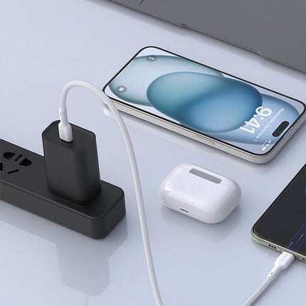 Dudao L9C USB-C-kaapeli 65W - 1 m - Valkoinen