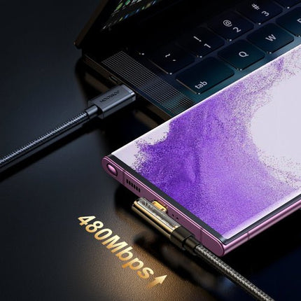 Joyroom S-CC100A6 USB-C-kabel 100 W 1,2 m - Svart