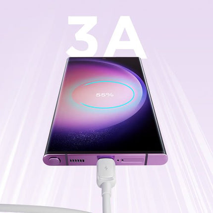 Joyroom-sarjan A14 kaapeli USB-A/USB-C 3A 1,2 m - Valkoinen