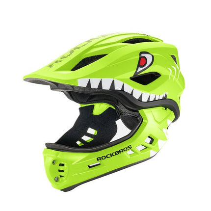 Casque de vélo enfant Rockbros Shark avec mâchoire amovible
