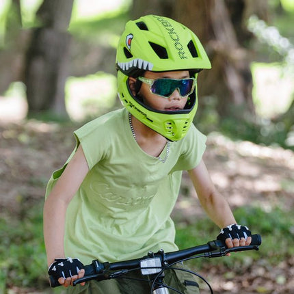 Casque de vélo enfant Rockbros Shark avec mâchoire amovible