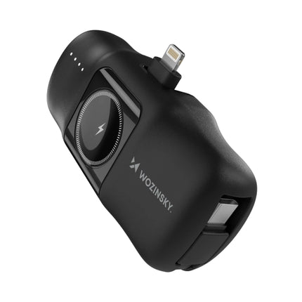 Wozinsky WF16-YLS 5000 mAh 15 W Lightning/USB-C/Apple Watch - Noir