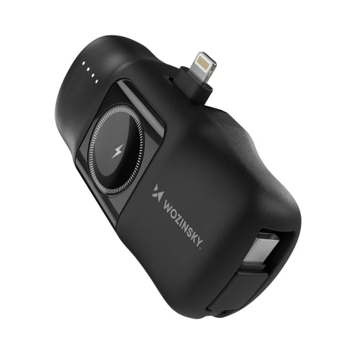 Wozinsky WF16-YLS 5000 mAh 15 W Lightning/USB-C/Apple Watch - Noir