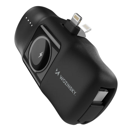 Wozinsky WF16-YLS 5000 mAh 15 W Lightning/USB-C/Apple Watch - Noir