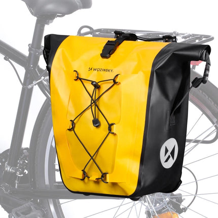 2391Sacoche coffre de vélo étanche 25L Jaune