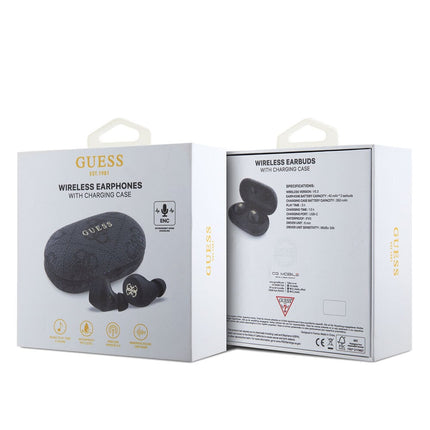 515Cuffie Guess TWS - ENC 4G - con custodia di ricarica - Nero