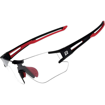 2237Lunettes photochromiques anti-uv400 - noir et rouge