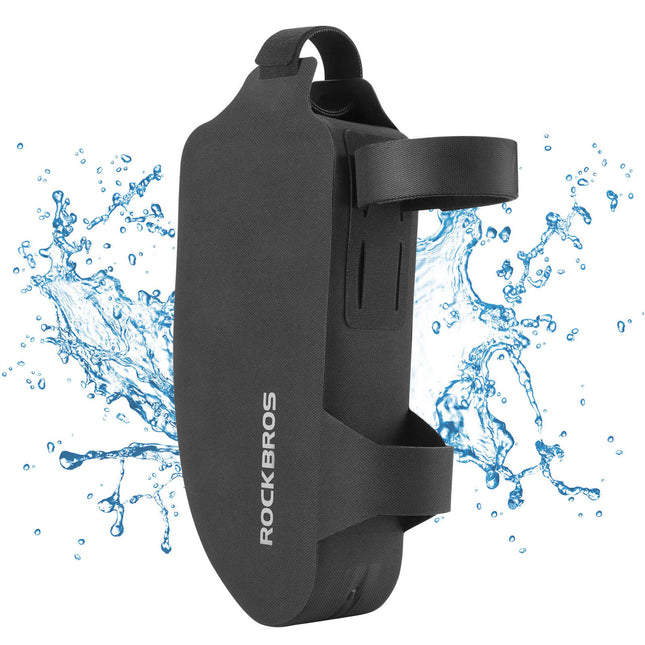 882Borsa da telaio per bicicletta 100 % impermeabile con cerniera