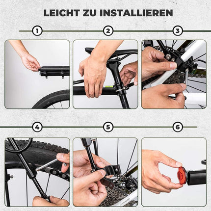 Porte-bagages vélo universel semi-rapide