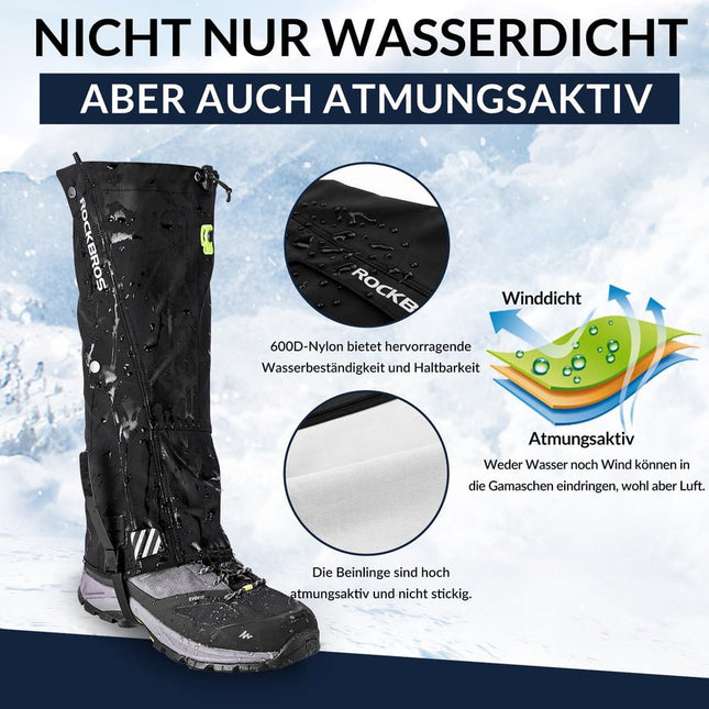 Waterproof and breathable protective gaiters 2