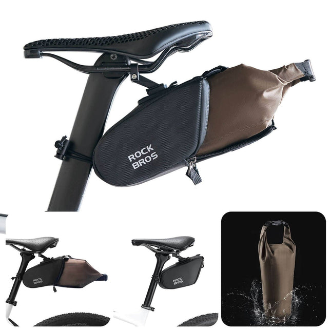 Sacoche de vélo extensible avec poche intérieure - Rockbros 30130058001