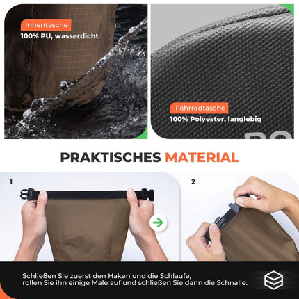 Sacoche de vélo extensible avec poche intérieure - Rockbros 30130058001