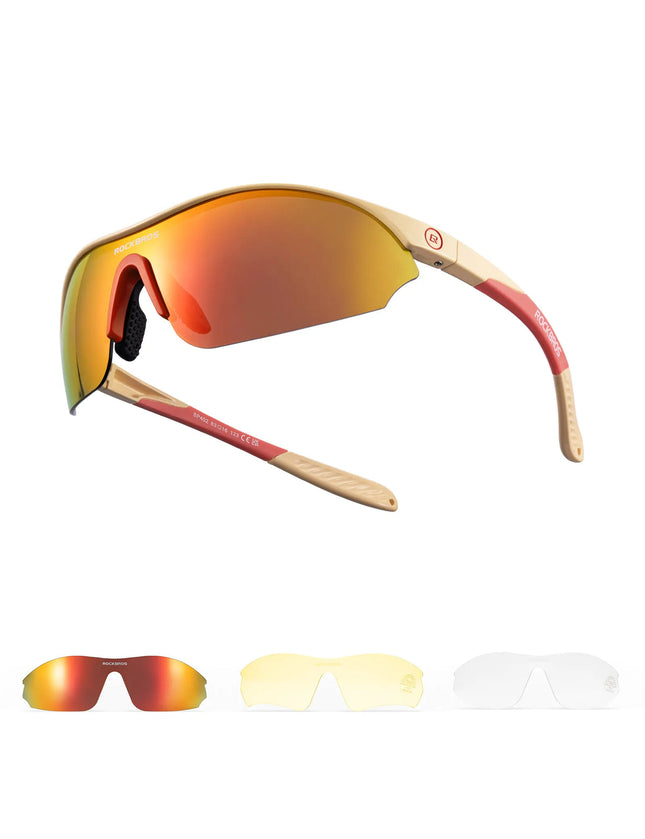 2 ROCKBROS Polarized Cycling Sunglasses