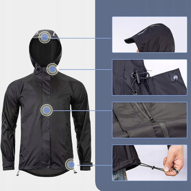 Veste de pluie respirante coupe-vent 7