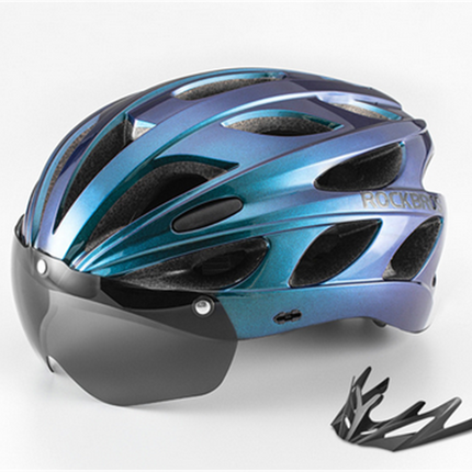 160ROCKBROS Casco da Bici con Occhiali 57-62cm
