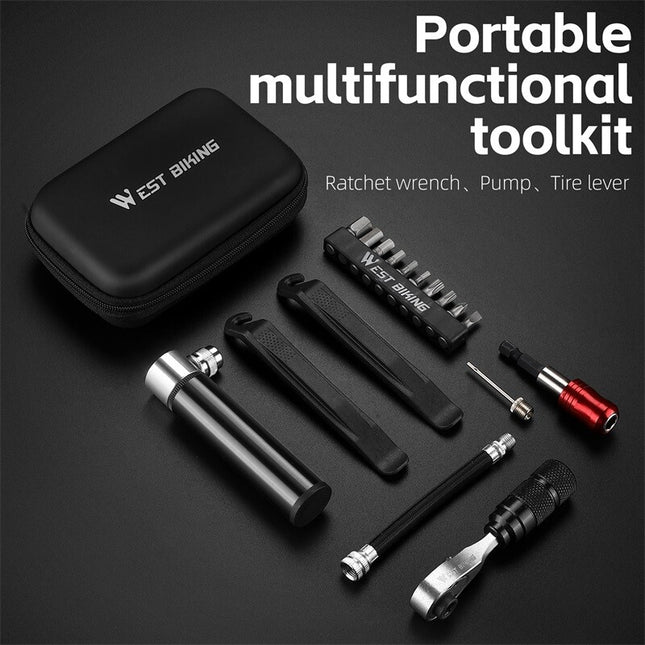 WEST BIKING 4-in-1 dviračių įrankių rinkinys