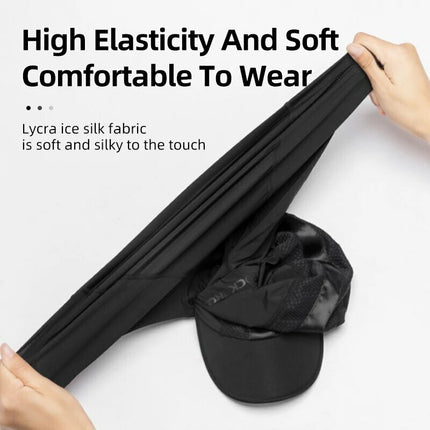 815Cagoule da ciclismo estiva ROCKBROS con bordo cappello