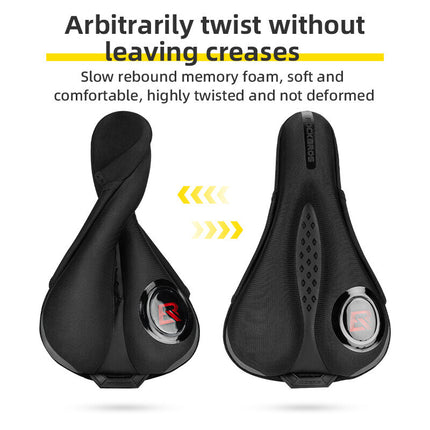 344 Coprisella per Bicicletta in Silicone con Luce Posteriore