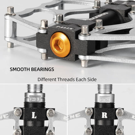 ROCKBROS kerge alumiiniumist maanteerattapedaalid