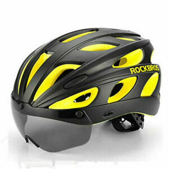 1828ROCKBROS Casco de Bicicleta con Gafas 57-62cm