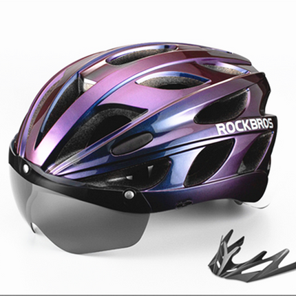 1737ROCKBROS Casco de Bicicleta con Gafas 57-62cm