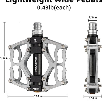 ROCKBROS kerge alumiiniumist maanteerattapedaalid