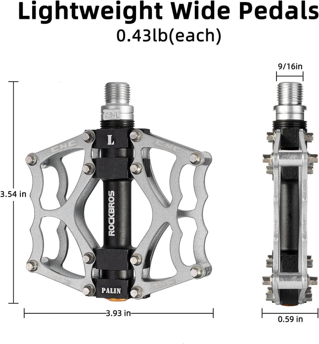 ROCKBROS kerge alumiiniumist maanteerattapedaalid
