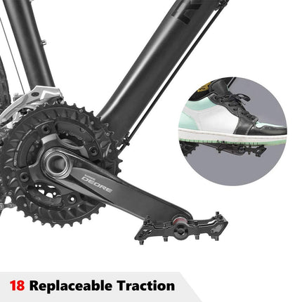 273 Pedales de bicicleta MTB planos de aluminio