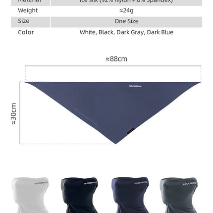 560Cagoule da ciclismo estiva ROCKBROS in seta ghiacciata