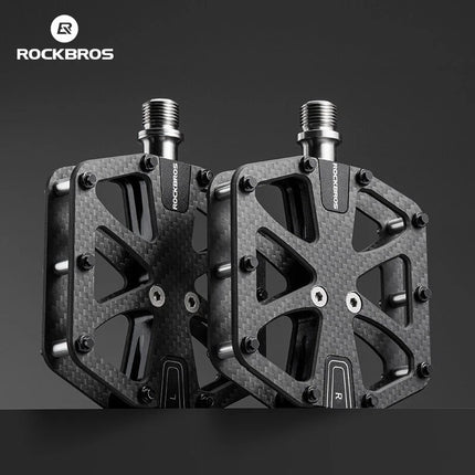Platformové cyklistické pedály z kompozitního materiálu ROCKBROS