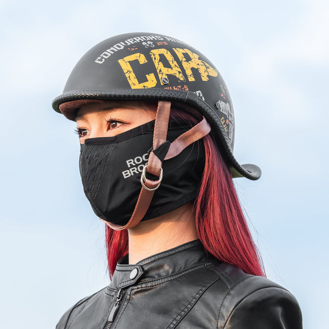 2558Cagoule Demi-Balaclava Thermique Hiver ROCKBROS Noir